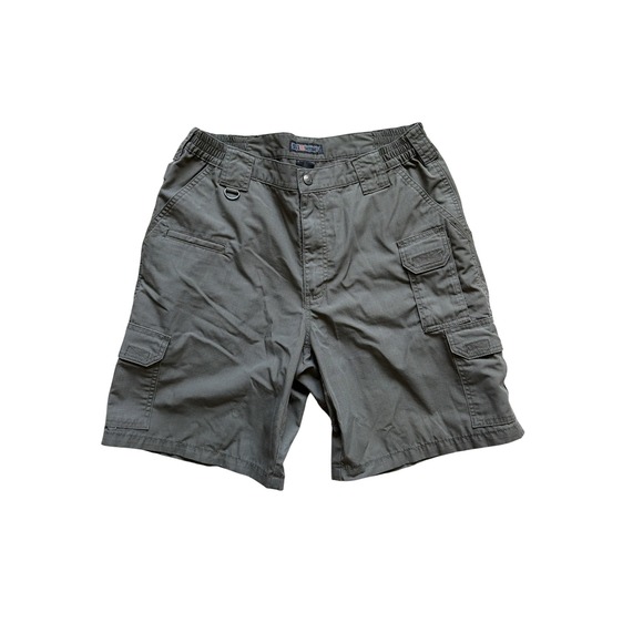 5.11 Tactical Other - 5.11 Tactical Cargo Shorts Mens 34 Olive Green Ripstop Utility Hiking Outdoor